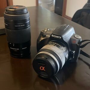 SONY DSLR Camera with 2 Lenses